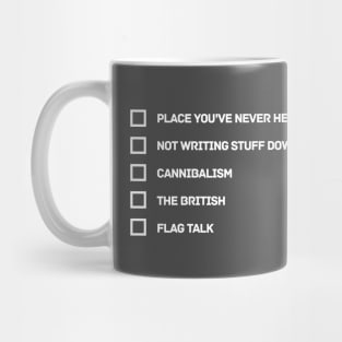 Episode Checklist Mug